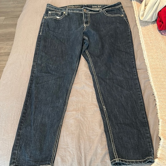 Avenue Dark Wash Jeans Size 20 - Picture 1 of 2